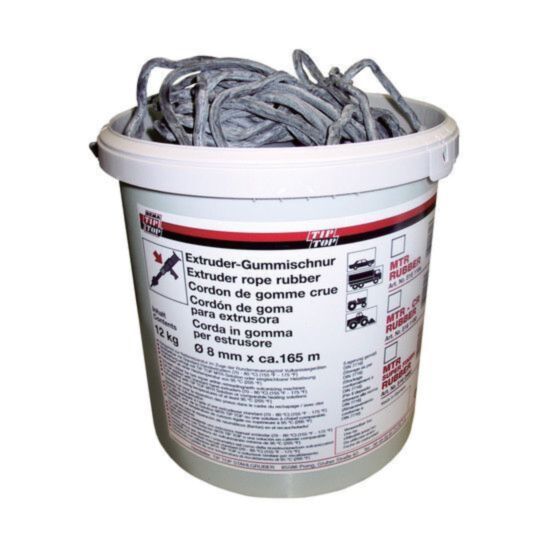 Mieszanka gumowa MTR-EXT w sznurze, waga 12 kg,  grubość 8 mm - do napraw opon na gorąco