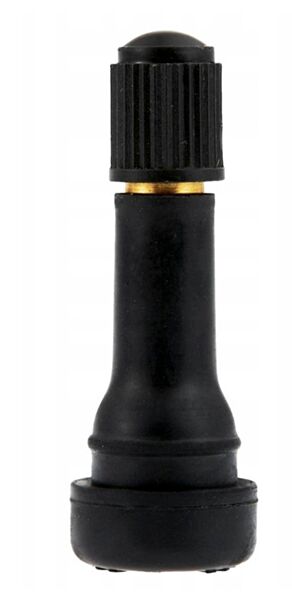 Zawór gumowy EPDM do bezdętkowych kół motocyklowych czarny TR 438 1 sztuka