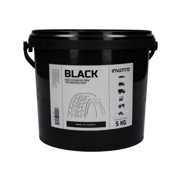 Pasta montażowa do opon uniwersalna, czarna Invento Black 5kg