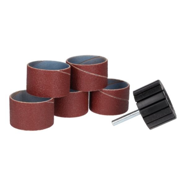 Komplet: Wałek szlifierski + papier ES 45, średnica 45x30 mm