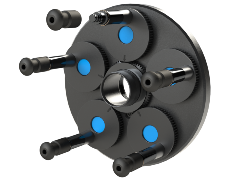 MF FPF 5 FastPlate - Płyta dociskowa 5-bolcowa Mondolfo Ferro