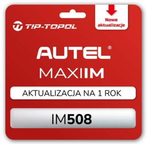 AKTUALIZACJA AUTEL MaxiIM IM508 PL 1 ROK