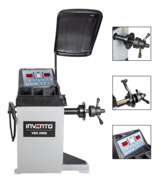 INVENTO VBS 200E - Manualna wyważarka do kół aut osobowych