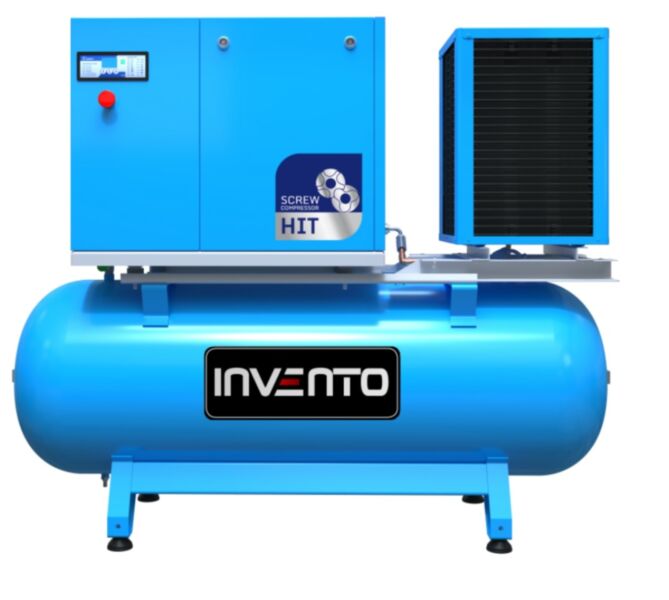 Sprężarka śrubowa Invento HT710, 270 litrów, 10 bar, 7,5 kW