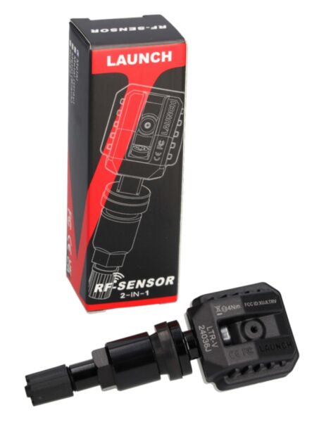 LAUNCH RF-Sensor 433/315 Europa USA MHz czujnik TPMS ALUMINIOWY CZARNY