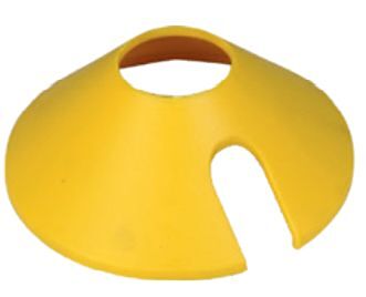 Osłona plastikowa mocowania koła MF RAPTOR (żółta) na stożek 120 mm Mondolfo Ferro