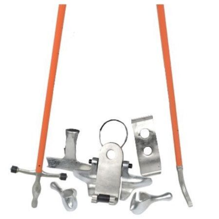 Ręczna montażownica do opon ciężarowych bezdętkowych zestaw INVENTO + torba z akcesoriami