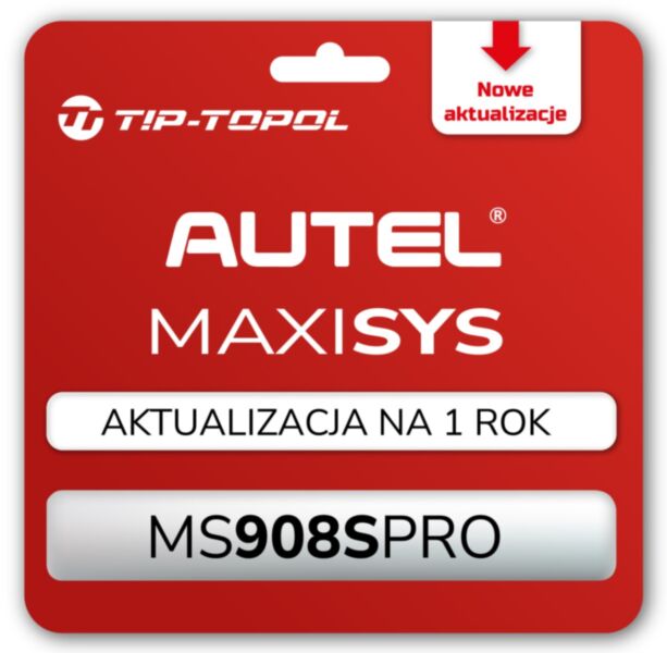 AKTUALIZACJA AUTEL MaxiSys 908SPRO PL 1 ROK