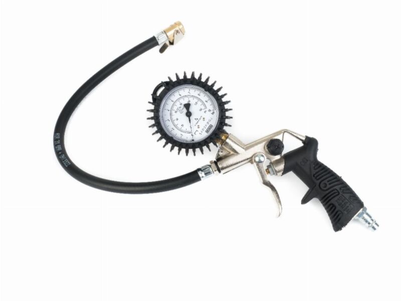 Pistolet do pompowania kół 0-10 bar/psi z homologacją