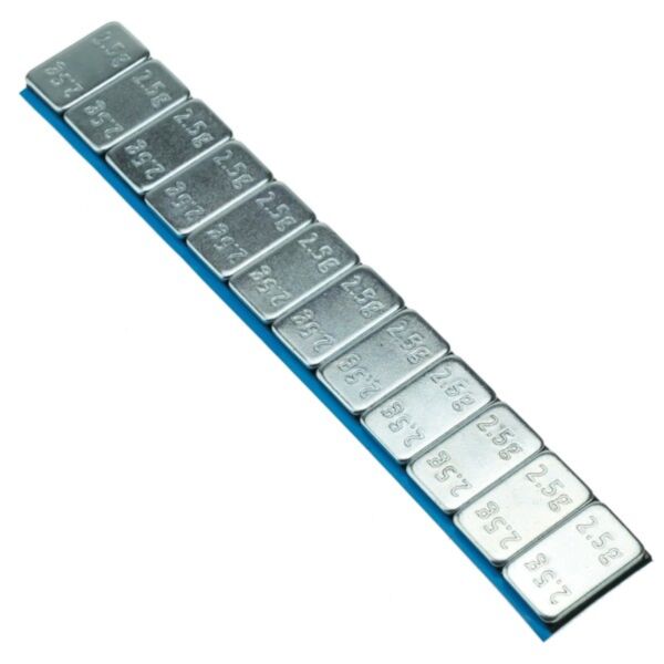 Ciężarki klejone SUPER SLIM 2,5g Ocynk 100 sztuk