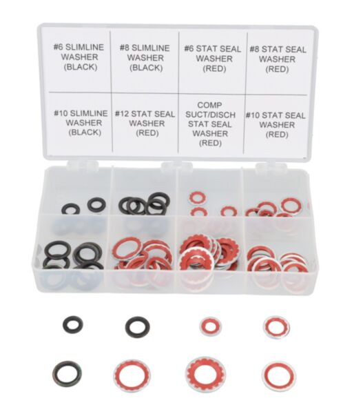 Zestaw uszczelniaczy uszczelek podkładek do klimatyzacji 80 szt.