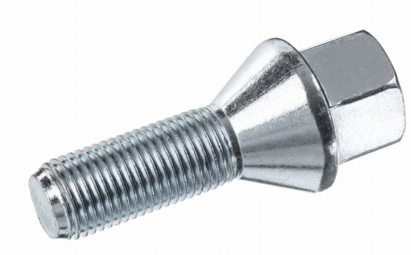 Śruba mocująca M12x1,25, gwint 28mm, stożek, klucz 17