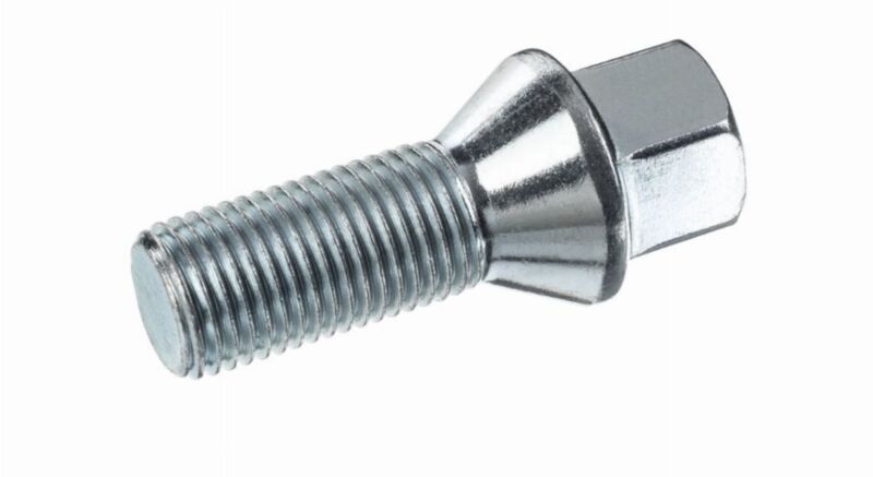 Śruba mocująca M14x1,5, gwint 28mm, stożek, klucz 17