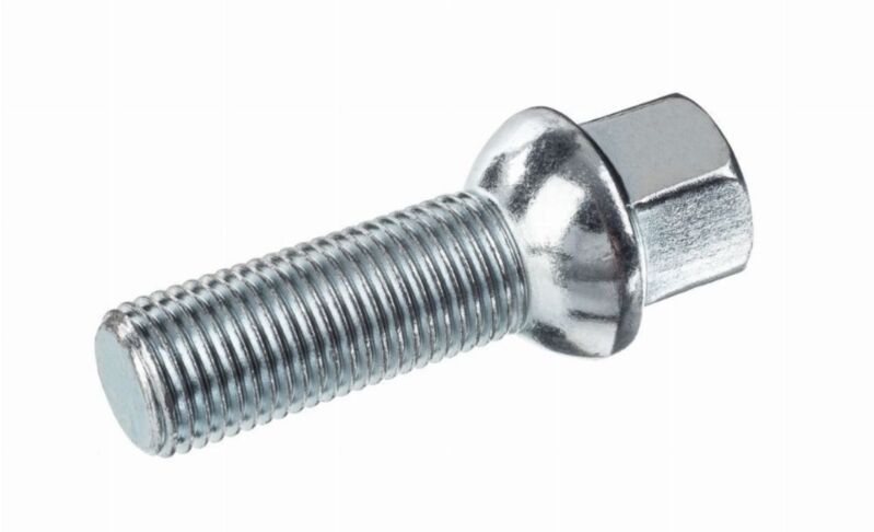 Śruba mocująca M14x1,5, gwint 35mm, kula, klucz 17