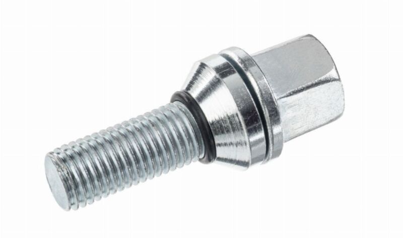 Śruba mocująca M12x1,5 pływająca, gwint 28mm, ruchomy stożek, klucz 17