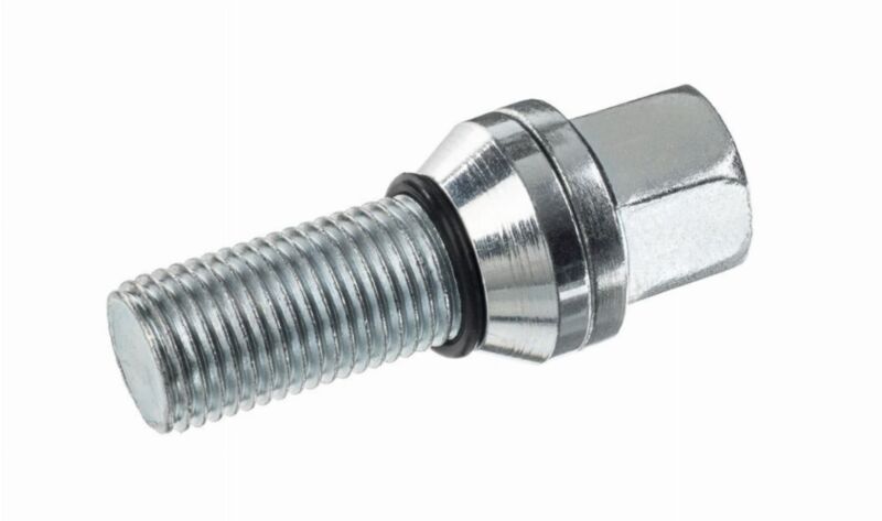 Śruba mocująca M14x1,5 pływająca, gwint 27mm, ruchomy stożek, klucz 17