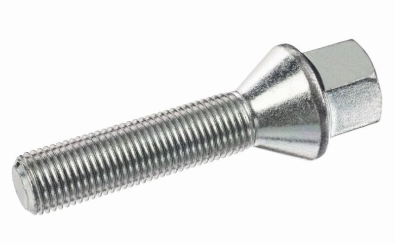 Śruba mocująca M12x1,25, gwint 45mm, stożek, klucz 17