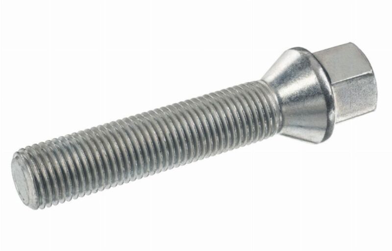 Śruba mocująca M14x1,5, gwint 60mm, stożek, klucz 17