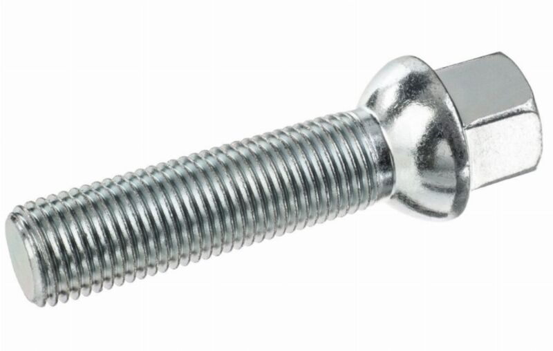 Śruba mocująca M14x1,5, gwint 50mm, kula, klucz 17