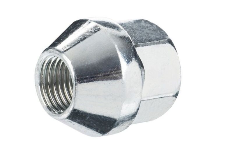 Nakrętka mocująca M12x1,25 otwarta, z kołnierzem, 25mm, klucz 19 TUV