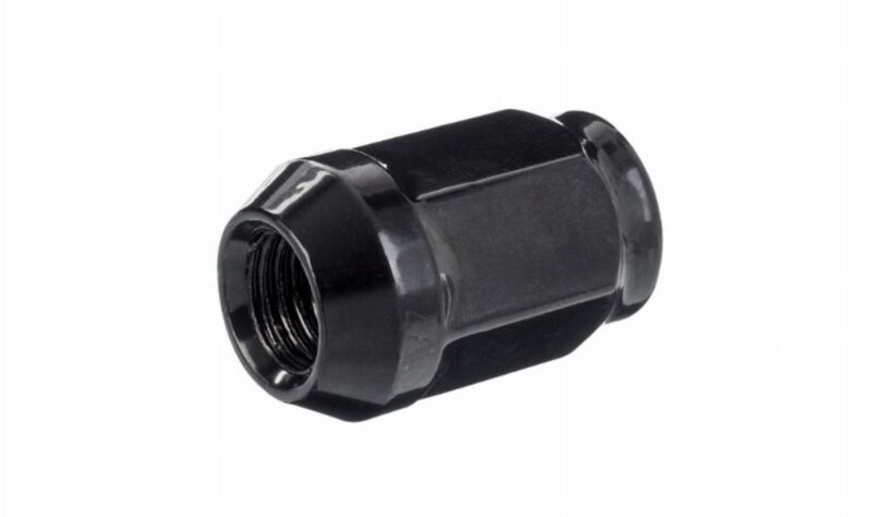 Nakrętka mocująca M12x1,5 zamknięta, 35mm, klucz 19, stożek, czarna