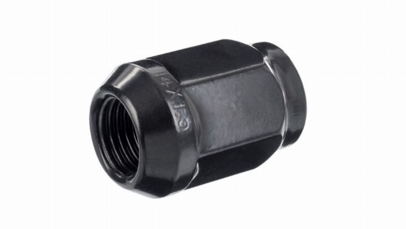 Nakrętka mocująca M14x1,5 zamknięta, 35mm, klucz 21, stożek, czarna