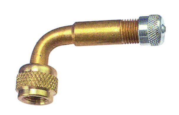 Przedłużka do zaworów 34 mm metalowa kątowa