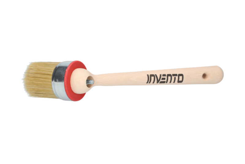 Pędzel do pasty montażowej duży z długim włosem, D-55 mm - kątowy INVENTO