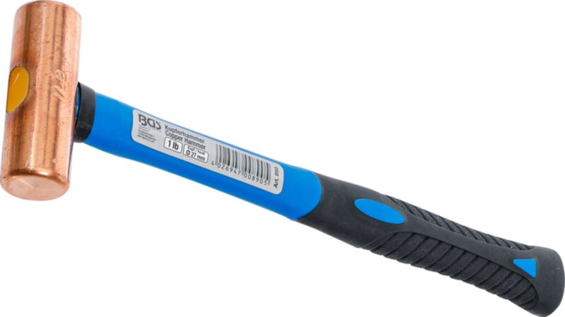 MŁOTEK MIEDZIANY TRZONEK Z WŁÓKNA SZKLANEGO 454G