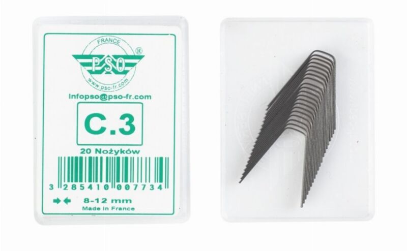C-3 - Nożyki do nacinarka bieżnika PS15, 8-12mm