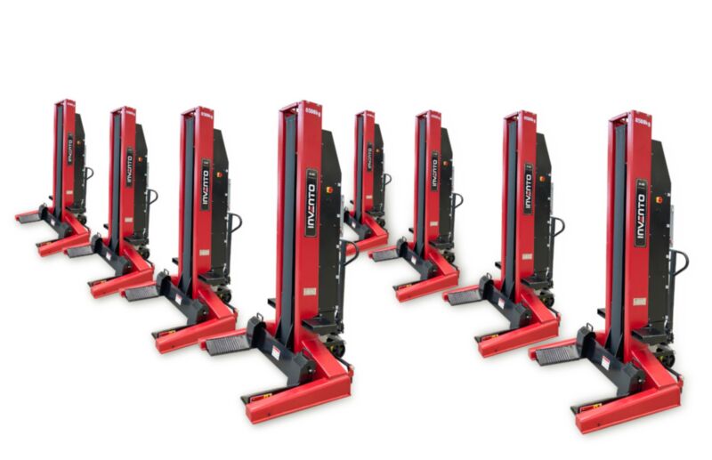 INVENTO EL 85 - Bezprzewodowe kolumny przestawne 8,5T - zestaw 8 kolumn