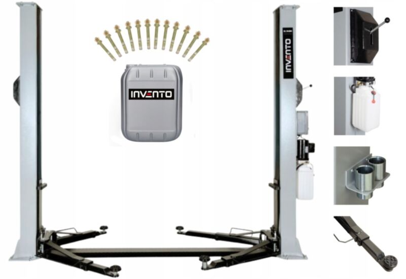 INVENTO EL S40M - Podnośnik dwukolumnowy 4T z manualną blokadą