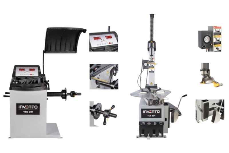 Zestaw warsztatowy Invento TCS 524 + Invento VBS 210 laser