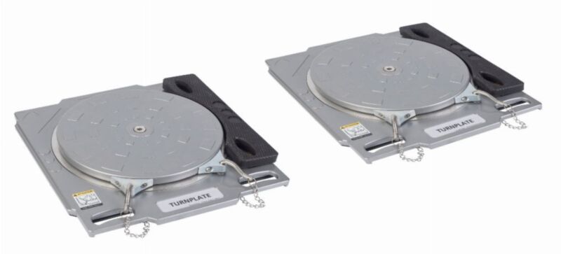 Obrotnice aluminiowe z wkładkami geometria 2 szt.