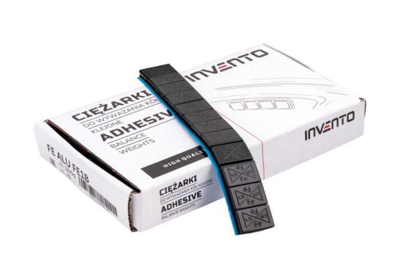 Ciężarki Klejone do Felg ALU 20 pasków 5g edgy czarny