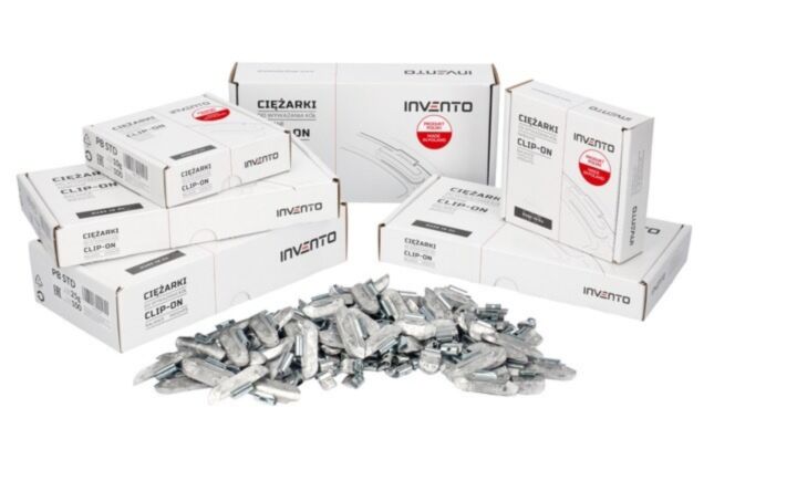Ciężarki nabijane ołowiane do felg stalowych INVENTO 5-30g 600szt