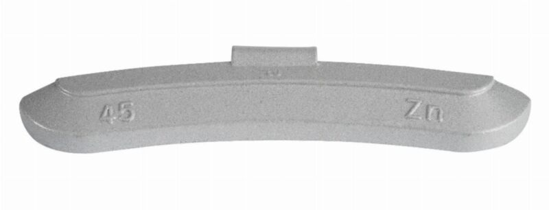 Ciężarki cynkowe powlekane STD-S 45g, nabijane na obręcz stalową