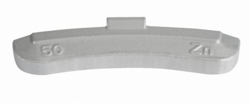 Ciężarki cynkowe powlekane STD-S 50g, nabijane na obręcz stalową