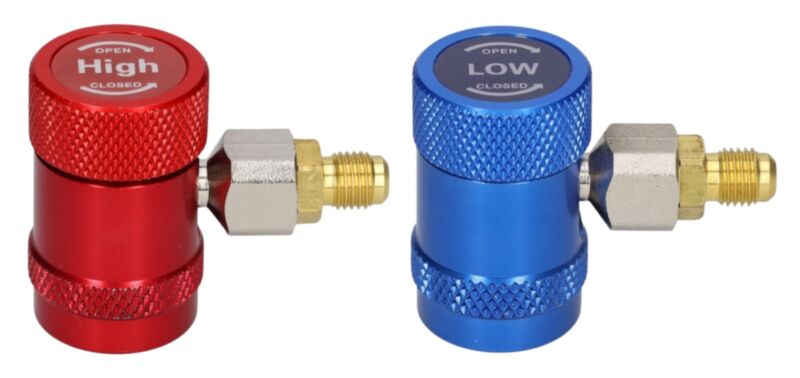 Zestaw szybkozłączy serwisowych konektorów HP + LP R134a M14x1,5