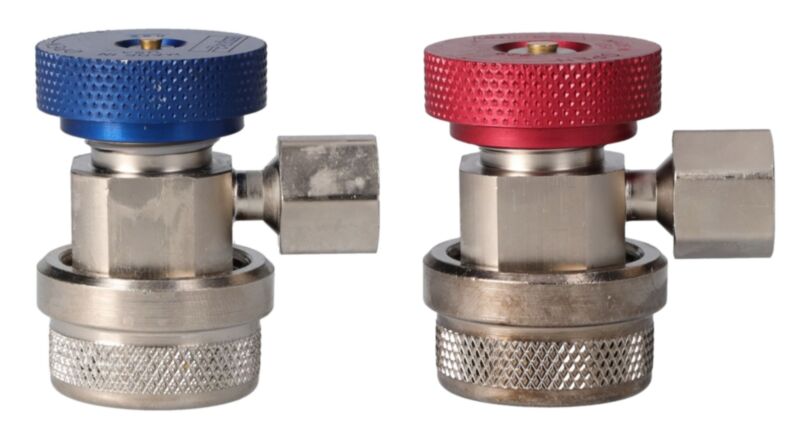 Zestaw szybkozłączy serwisowych HP i LP R134a M14x1,5 Parker