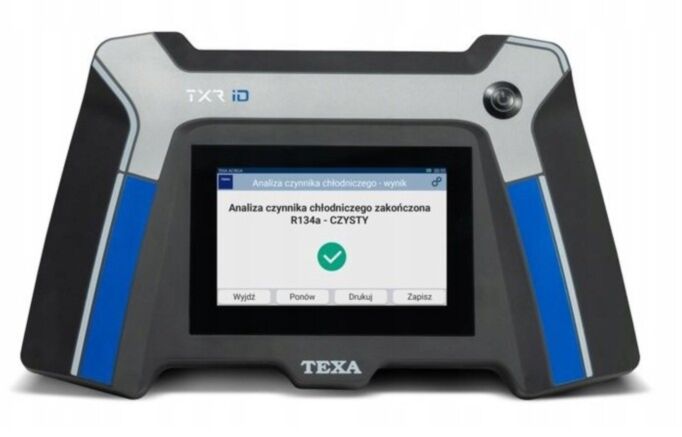 TEXA TXR iD ANALIZATOR IDENTYFIKATOR CZYNNIKA CHŁODNICZEGO 1234yf / R134a