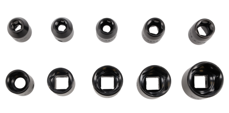 Zestaw 10 nasadek udarowych 1/2