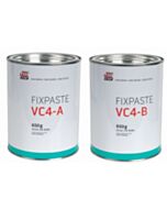 Mieszanka A+B (FIXPASTE VC-4), 2x 650g - samowulkanizująca masa do naprawy uszkodzeń gumy