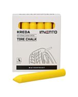 Kreda marker do opon wodoodporna Żółta Invento - 1 sztuka