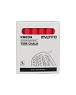 Kreda marker do opon wodoodporna Czerwona Invento, 12szt