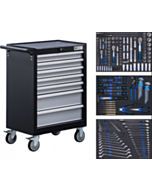 Wózek warsztatowy BGS Eco z zestawem 263 narzędzi