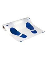 Dywaniki ochronne foliowe na rolce, nadruk stopki, 250 szt.