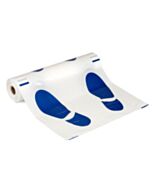 Dywaniki ochronne foliowe na rolce, nadruk stopki, 500 szt.