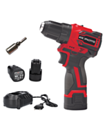 Wiertarka akumulatorowa 3/8" INVENTO A72 - zestaw + 2x bateria 1,5 Ah + adapter na bity