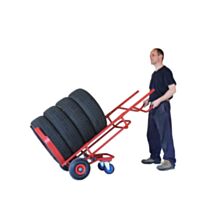 Wózek do transportu opon osobowych i SUV, pochylny 45 stopni, udźwig 150 kg